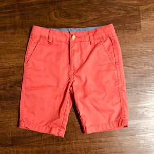 CHAPS Chino Boys Shorts Tangerine Orange Red Sz 5